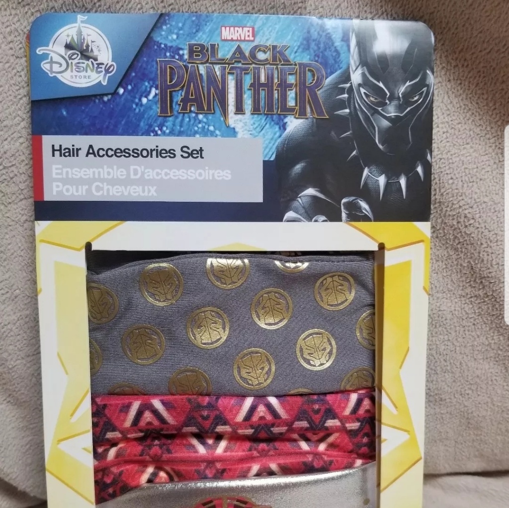 Nwt Disney Store Black Panther Hair Accessories